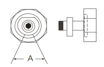 L097512030 Dual Orifice Right Angle Nozzle .020