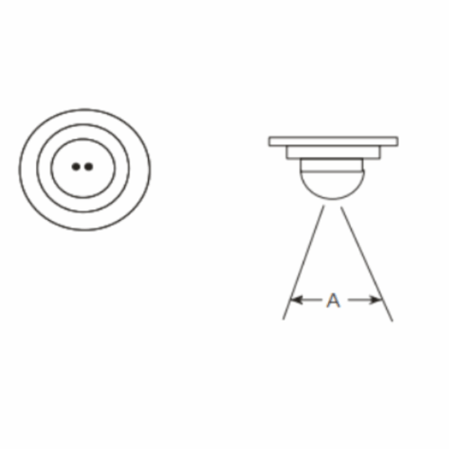 Dual Orifice Straight Nozzle .015 (45°)